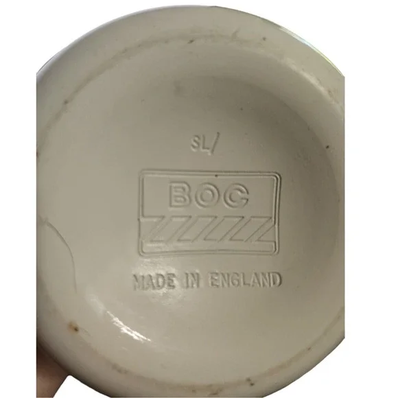 Vintage Syphon Seltzer Bottle Mr Fizz One Liter Soda 1L BOC BAR‎ Made In England - Picture 9 of 9